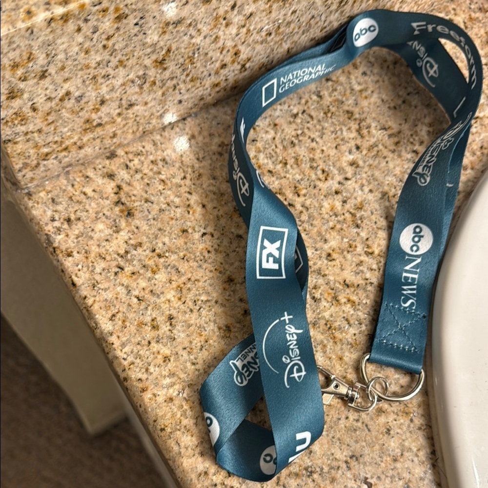D23 Expo | Disney Blue/Green Lanyard with Logos